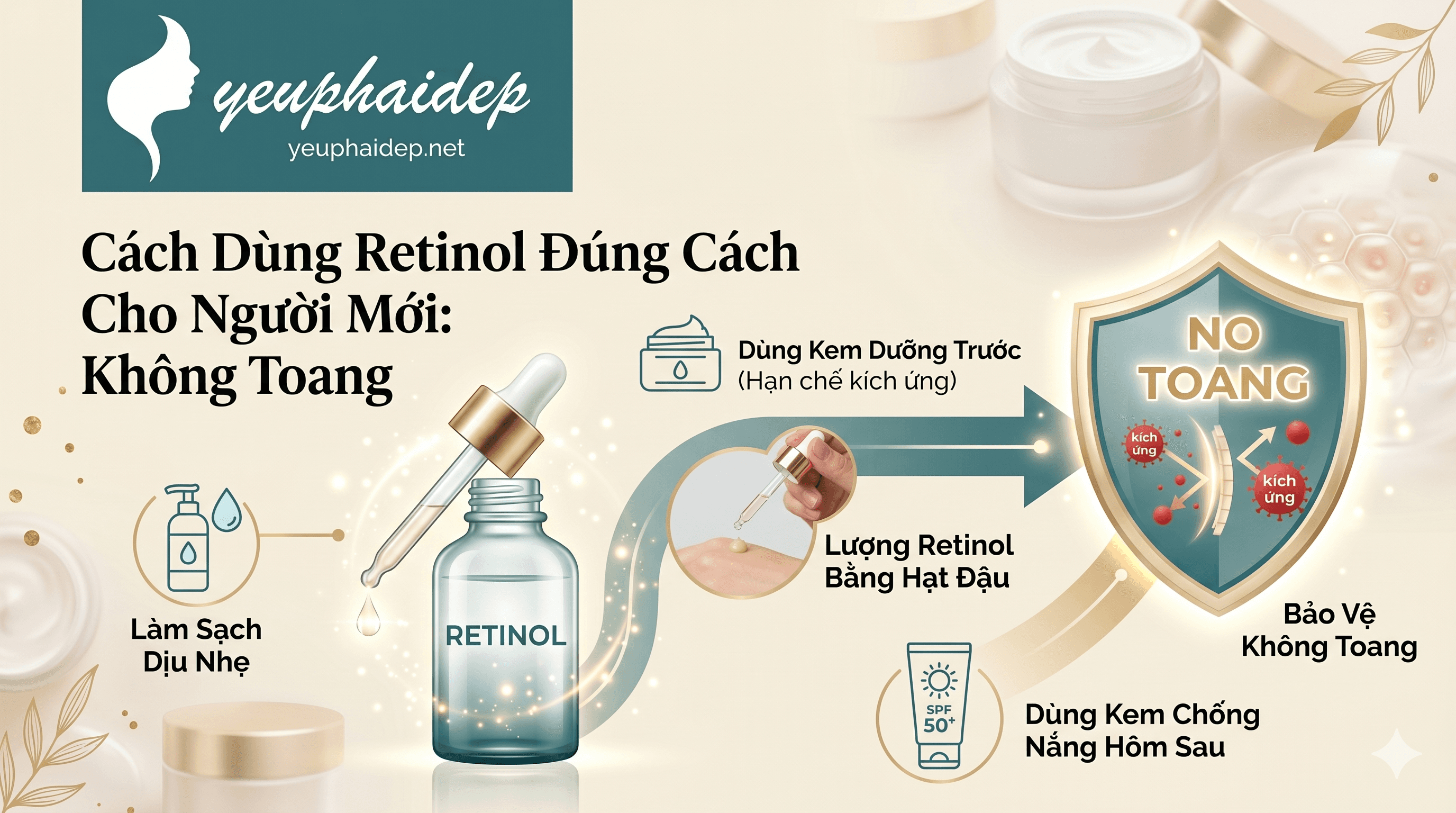 Cách Dùng Retinol Đúng Cách Cho Người Mới: Không Toang