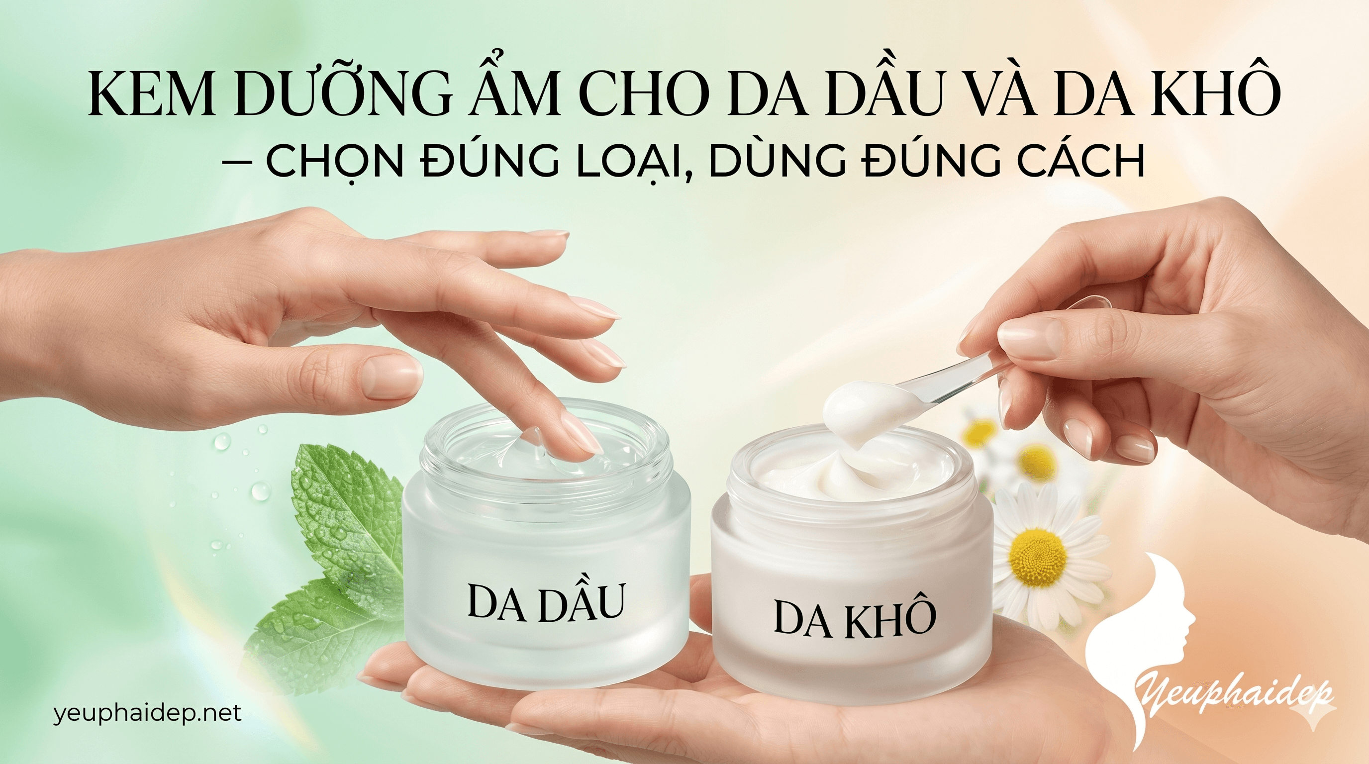 Kem Dưỡng Ẩm Cho Da Dầu Và Da Khô: Chọn Đúng Loại