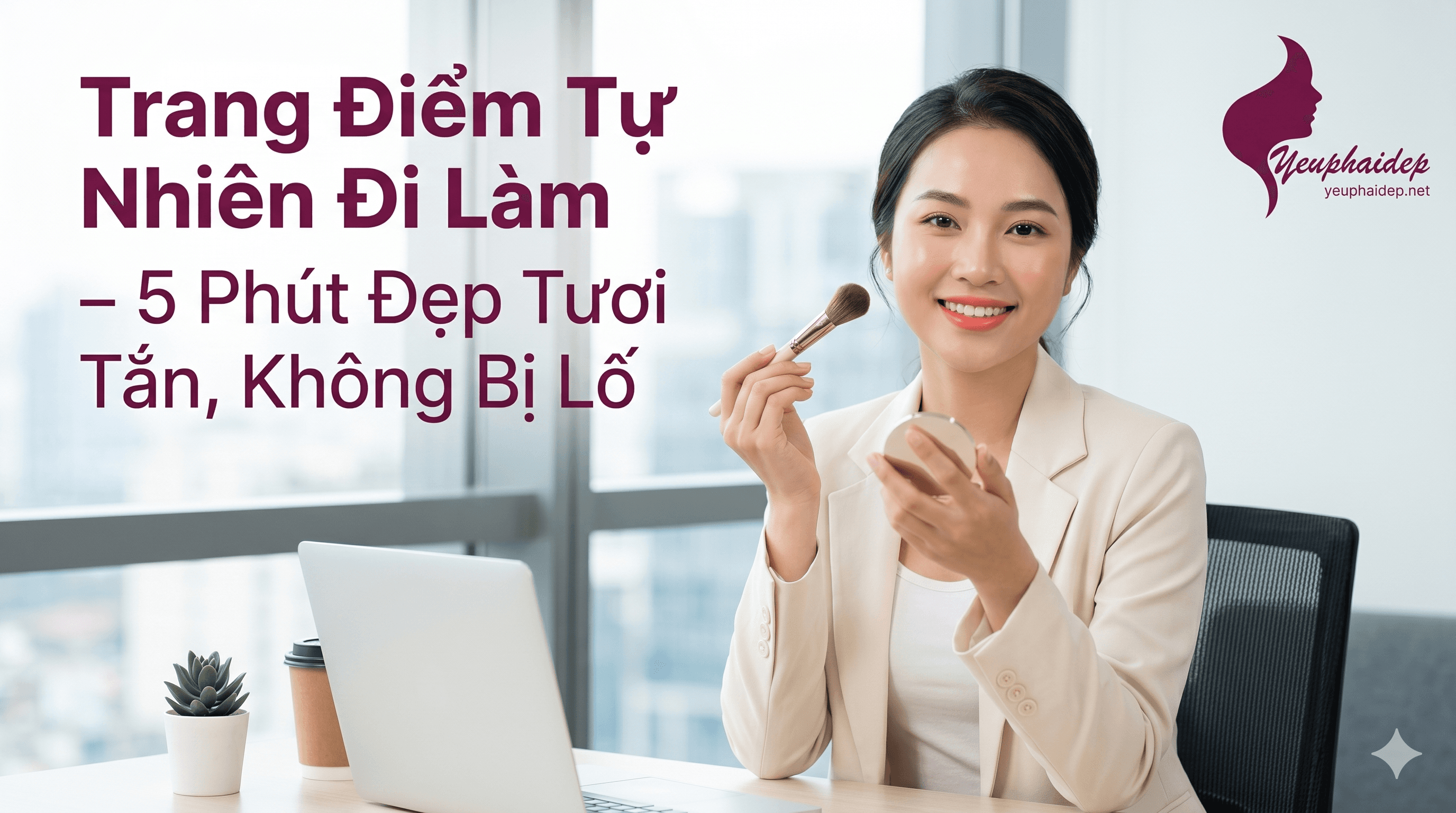Trang Điểm Tự Nhiên Đi Làm: 5 Phút Đẹp Tươi Tắn, Không Lố