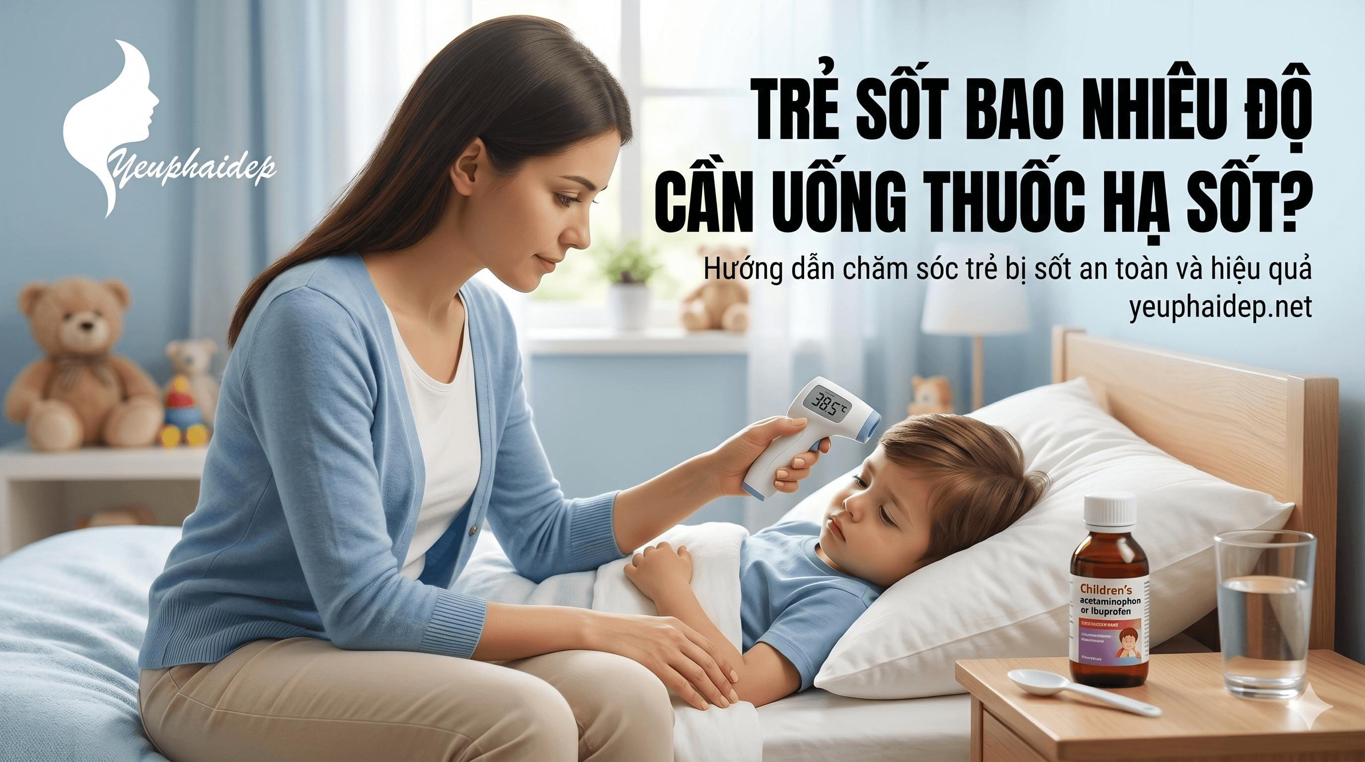 Trẻ Sốt Bao Nhiêu Độ Cần Uống Thuốc Hạ Sốt — Giải Đáp Chuẩn Cho Mẹ
