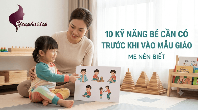 10 Kỹ Năng Bé Cần Có Trước Khi Vào Mẫu Giáo Mẹ Nên Biết