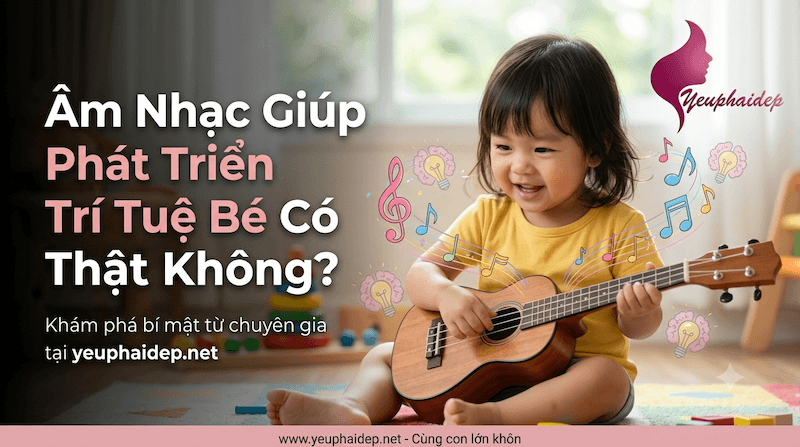 Âm Nhạc Giúp Phát Triển Trí Tuệ Bé Có Thật Không?