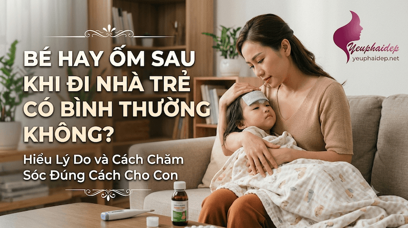 Bé Hay Ốm Sau Khi Đi Nhà Trẻ Có Bình Thường Không?