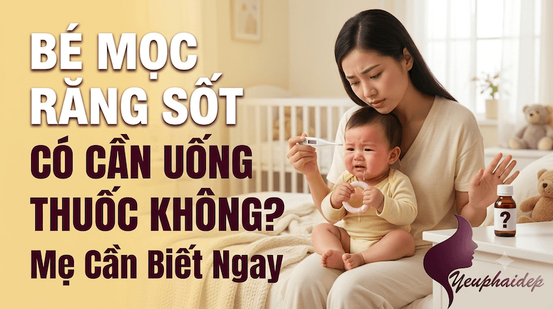 Bé Mọc Răng Sốt Có Cần Uống Thuốc Không? Mẹ Cần Biết Ngay