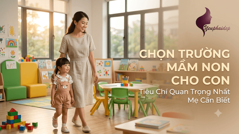 Chọn Trường Mầm Non Cho Con — Tiêu Chí Quan Trọng Nhất Mẹ Cần Biết