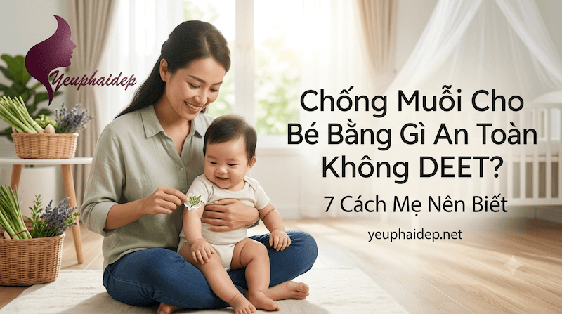 Chống Muỗi Cho Bé Bằng Gì An Toàn Không DEET? 7 Cách Mẹ Nên Biết