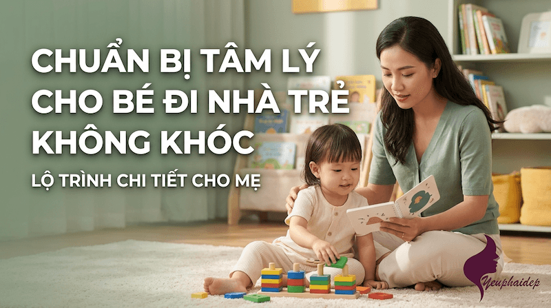 Chuẩn Bị Tâm Lý Cho Bé Đi Nhà Trẻ Không Khóc – Lộ Trình Chi Tiết Cho Mẹ