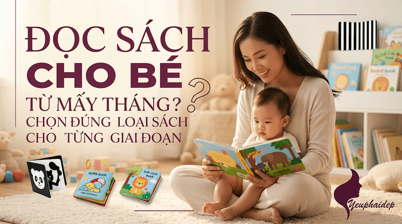 Đọc Sách Cho Bé Từ Mấy Tháng? Chọn Đúng Loại Sách Cho Từng Giai Đoạn
