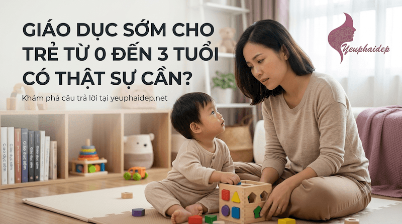 Giáo Dục Sớm Cho Trẻ Từ 0 Đến 3 Tuổi Có Thật Sự Cần?