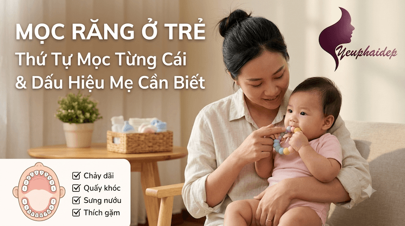 Mọc Răng Ở Trẻ: Thứ Tự Mọc Từng Cái Và Dấu Hiệu Mẹ Cần Biết