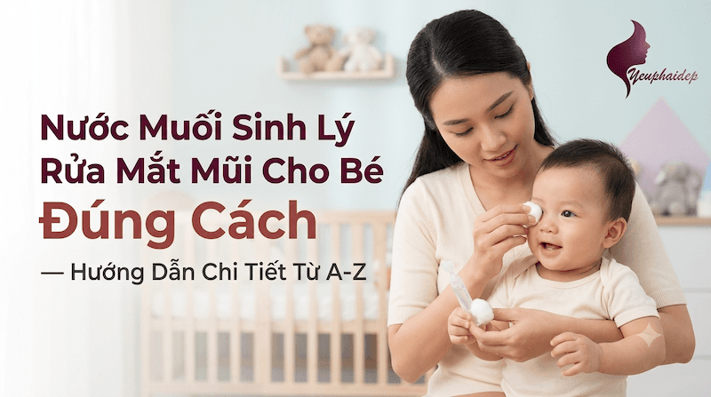 Nước Muối Sinh Lý Rửa Mắt Mũi Cho Bé Đúng Cách — Hướng Dẫn Chi Tiết Từ A-Z