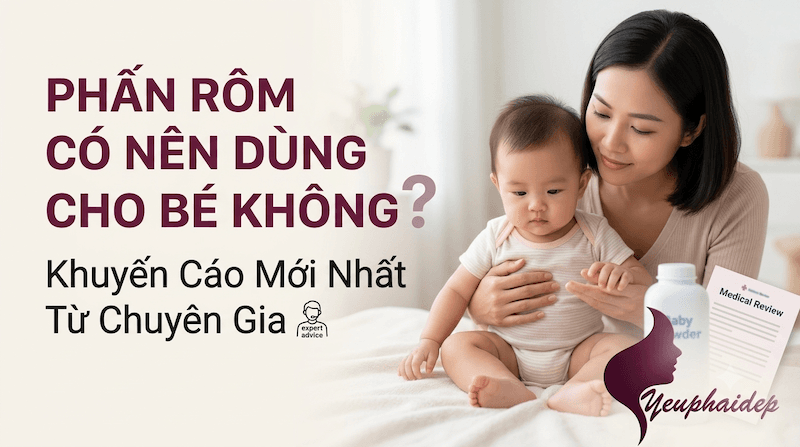 Phấn Rôm Có Nên Dùng Cho Bé Không? Khuyến Cáo Mới Nhất Từ Chuyên Gia