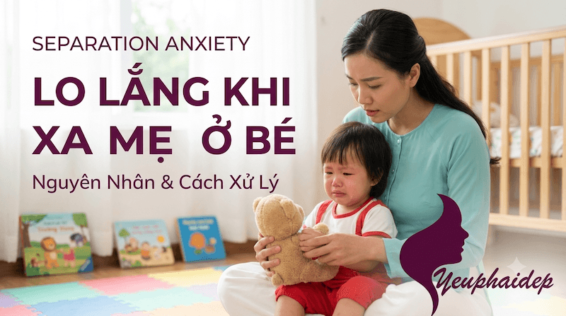 Separation Anxiety – Lo Lắng Khi Xa Mẹ Ở Bé: Nguyên Nhân Và Cách Xử Lý