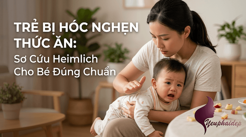 Trẻ Bị Hóc Nghẹn Thức Ăn: Sơ Cứu Heimlich Cho Bé Đúng Chuẩn