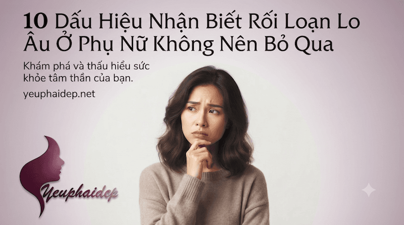 10 Dấu Hiệu Nhận Biết Rối Loạn Lo Âu Ở Phụ Nữ Không Nên Bỏ Qua