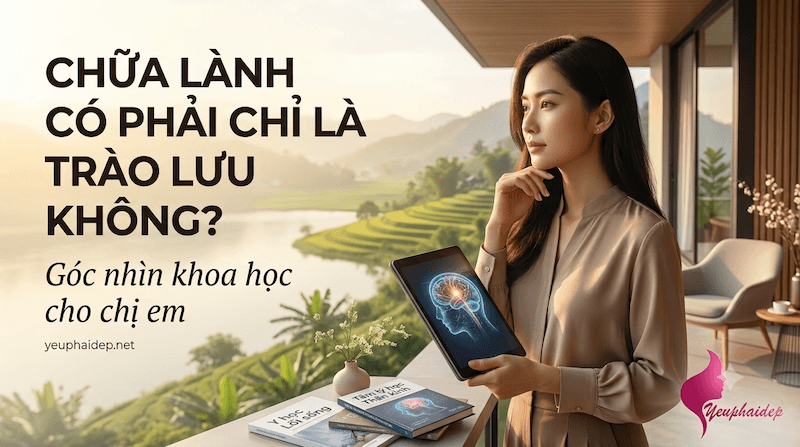 Chữa lành có phải chỉ là trào lưu không? Góc nhìn khoa học cho chị em