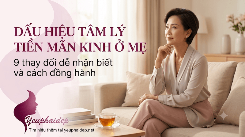Dấu hiệu tâm lý tiền mãn kinh ở mẹ: 9 thay đổi dễ nhận biết và cách đồng hành