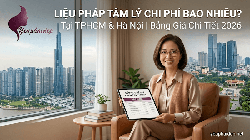 Liệu Pháp Tâm Lý Chi Phí Bao Nhiêu Ở TPHCM & Hà Nội? Bảng Giá Chi Tiết 2026