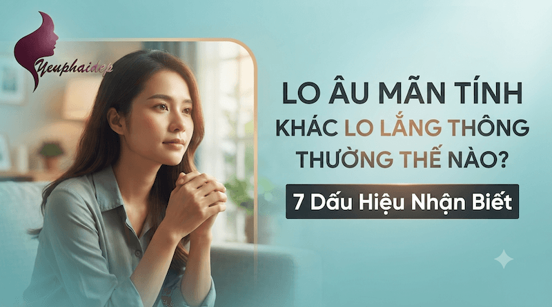 Lo Âu Mãn Tính Khác Lo Lắng Thông Thường Thế Nào? 7 Dấu Hiệu Nhận Biết