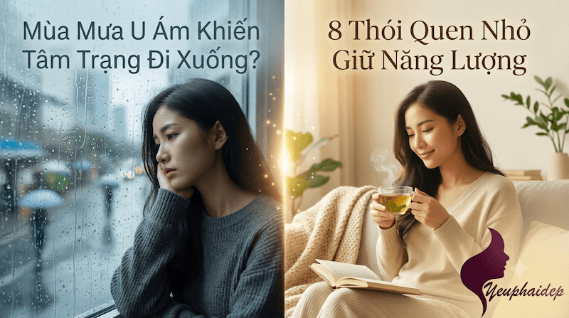 Mùa Mưa U Ám Khiến Tâm Trạng Đi Xuống? 8 Thói Quen Nhỏ Giữ Năng Lượng