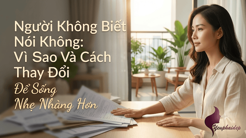 Người Không Biết Nói Không: Vì Sao Và Cách Thay Đổi Để Sống Nhẹ Nhàng Hơn