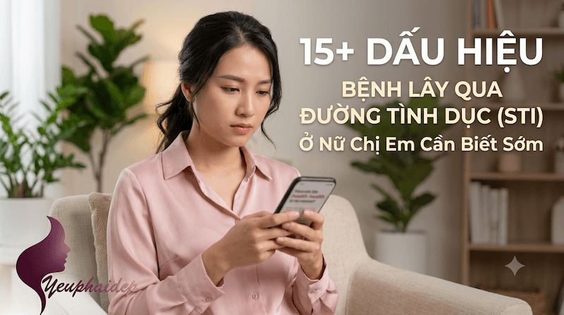 15+ Dấu Hiệu Bệnh Lây Qua Đường Tình Dục (STI) Ở Nữ Chị Em Cần Biết Sớm