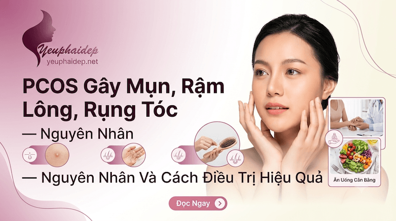 PCOS Gây Mụn, Rậm Lông, Rụng Tóc — Nguyên Nhân Và Cách Điều Trị Hiệu Quả