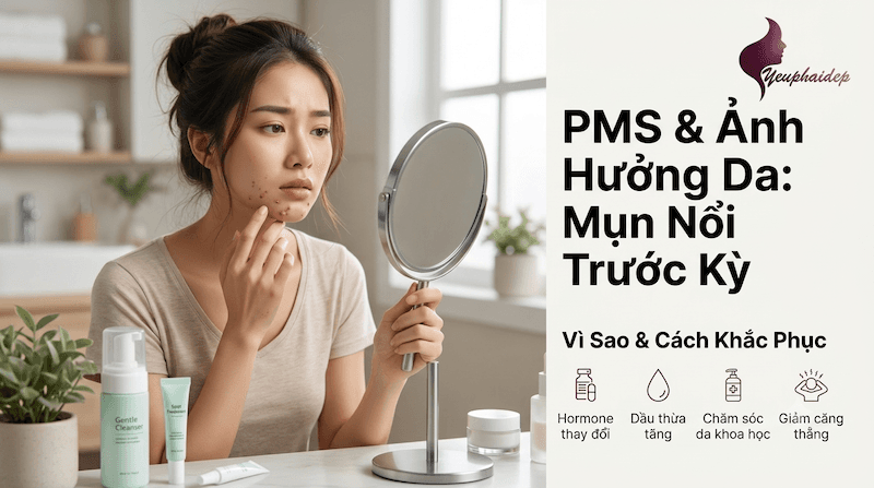 PMS Ảnh Hưởng Da Mụn Nổi Trước Kỳ: Vì Sao Và Cách Khắc Phục