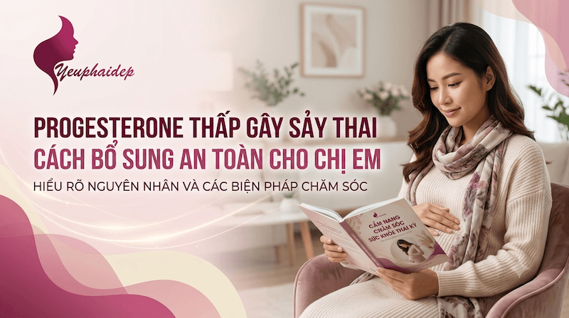 Progesterone Thấp Gây Sảy Thai — Cách Bổ Sung An Toàn Cho Chị Em