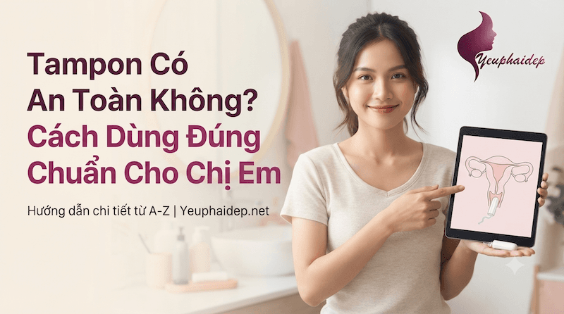 Tampon Có An Toàn Không? Cách Dùng Đúng Chuẩn Cho Chị Em