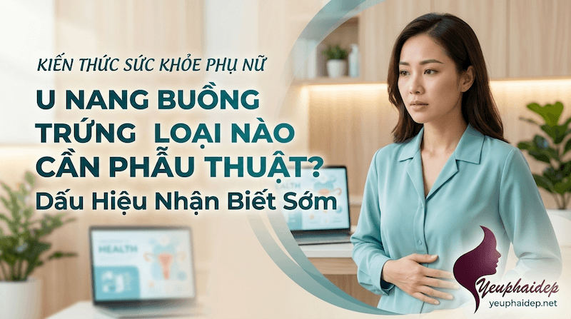 U Nang Buồng Trứng Loại Nào Cần Phẫu Thuật? Dấu Hiệu Nhận Biết Sớm