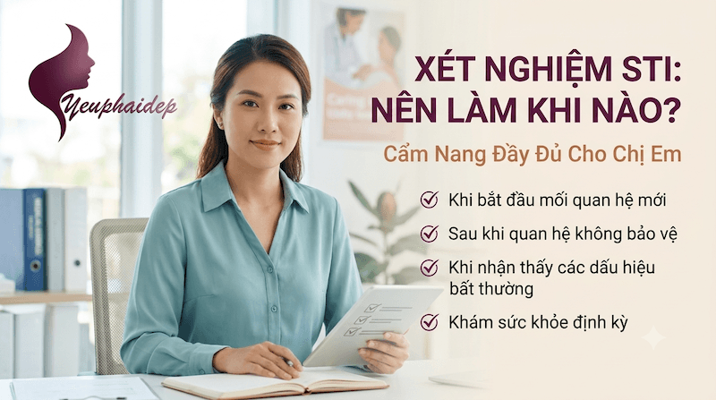 Xét Nghiệm STI Nên Làm Khi Nào? Cẩm Nang Đầy Đủ Cho Chị Em