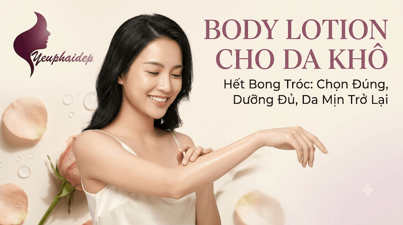 Body Lotion Cho Da Khô Hết Bong Tróc: Chọn Đúng, Dưỡng Đủ, Da Mịn Trở Lại