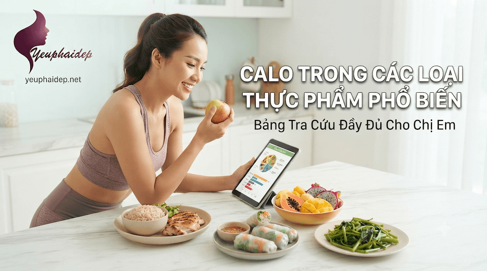 Calo Trong Các Loại Thực Phẩm Phổ Biến — Bảng Tra Cứu Đầy Đủ Cho Chị Em