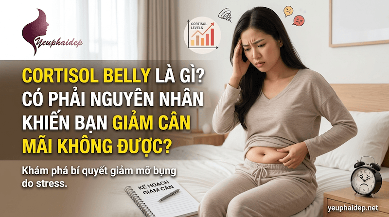 Cortisol Belly Là Gì? Có Phải Nguyên Nhân Khiến Bạn Giảm Cân Mãi Không Được?
