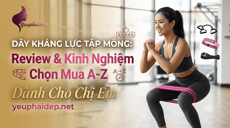 Dây Kháng Lực Tập Mông Review – Kinh Nghiệm Chọn Mua Từ A-Z Cho Chị Em
