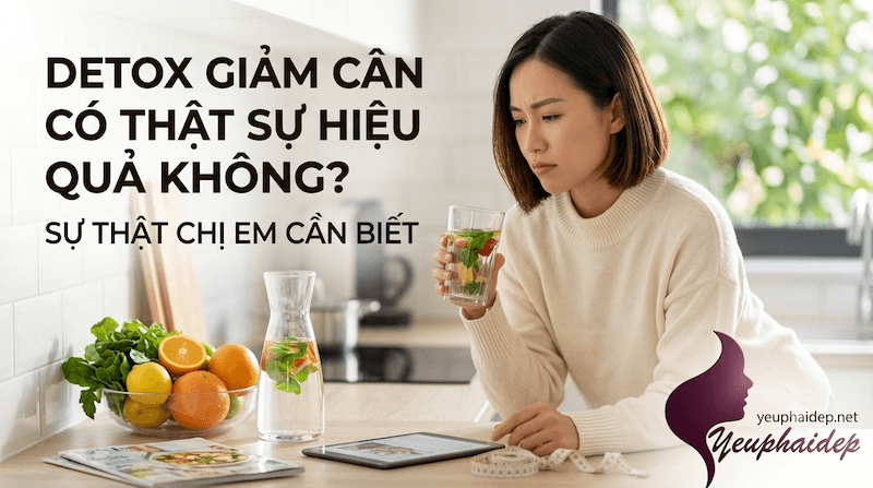 Detox Giảm Cân Có Thật Sự Hiệu Quả Không? Sự Thật Chị Em Cần Biết
