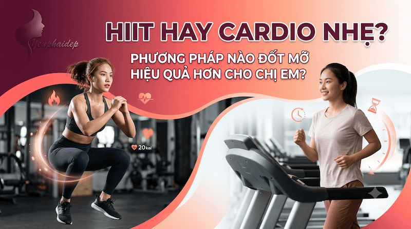 HIIT hay Cardio nhẹ đốt mỡ hơn? Giải đáp cho chị em