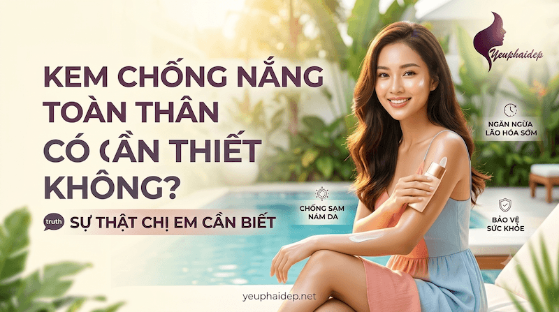 Kem chống nắng toàn thân có cần thiết không? Sự thật chị em cần biết