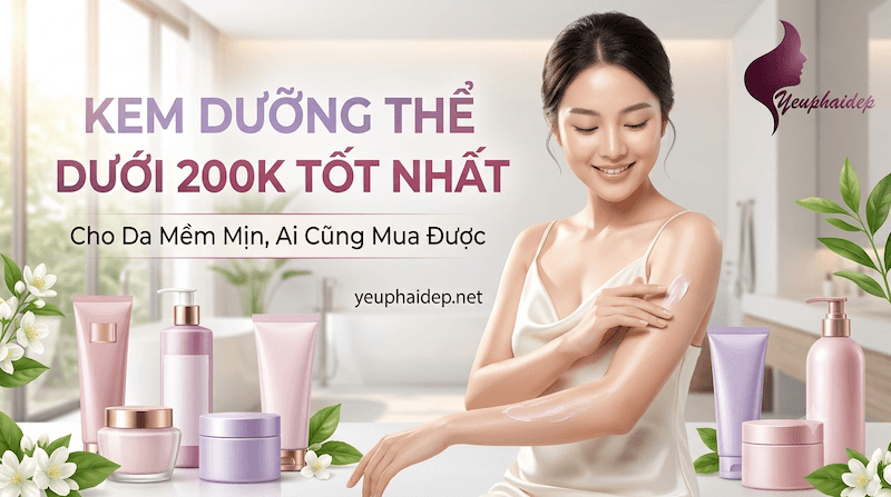 Kem Dưỡng Thể Dưới 200k Tốt Nhất Cho Da Mềm Mịn, Ai Cũng Mua Được