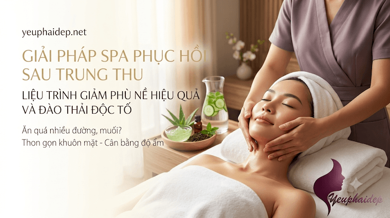 Liệu Trình Spa Giảm Phù Nề Sau Trung Thu Ăn Uống Nhiều Đường Muối
