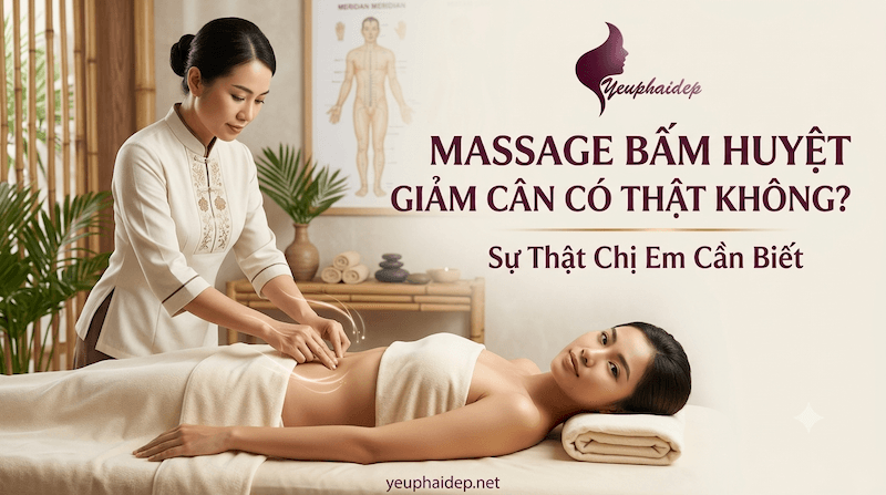 Massage Bấm Huyệt Giảm Cân Có Thật Không? Sự Thật Chị Em Cần Biết