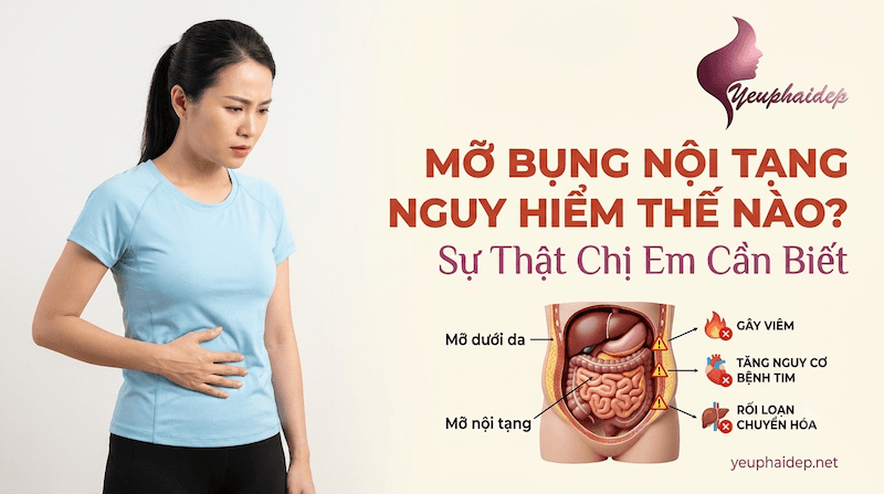 Mỡ Bụng Nội Tạng Nguy Hiểm Thế Nào? Sự Thật Chị Em Cần Biết