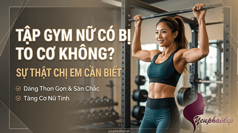 Tập Gym Nữ Có Bị To Cơ Không? Sự Thật Chị Em Cần Biết