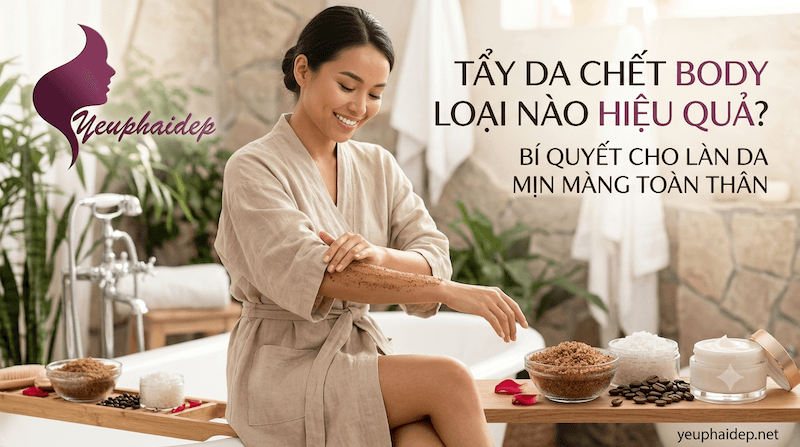 Tẩy Da Chết Body Loại Nào Hiệu Quả? Bí Quyết Cho Làn Da Mịn Màng Toàn Thân
