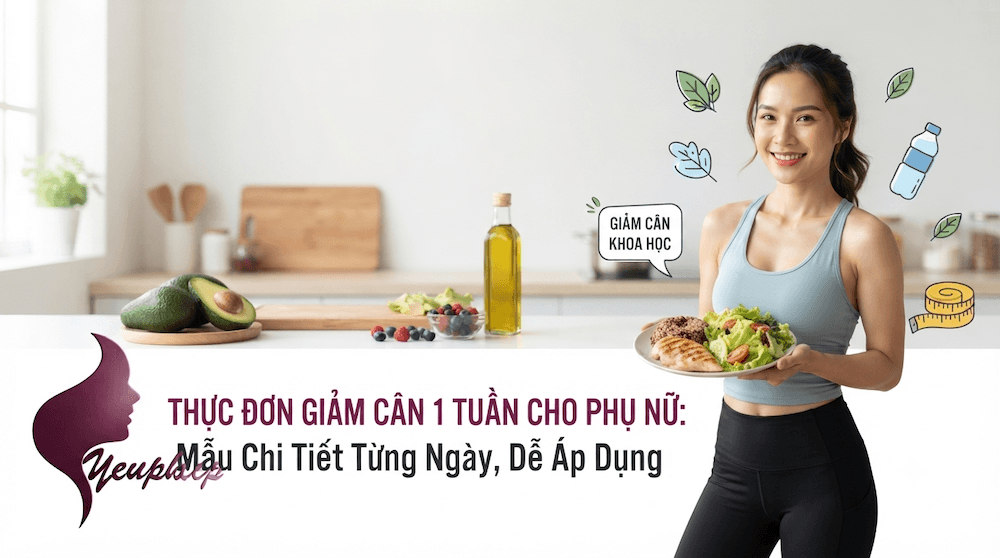 Thực Đơn Giảm Cân 1 Tuần Cho Phụ Nữ: Mẫu Chi Tiết Từng Ngày, Dễ Áp Dụng