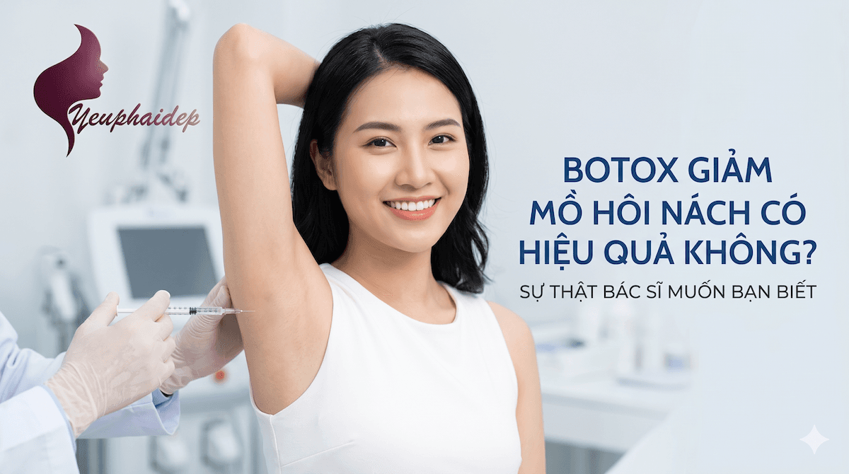 Botox Giảm Mồ Hôi Nách Có Hiệu Quả Không? Sự Thật Bác Sĩ Muốn Bạn Biết