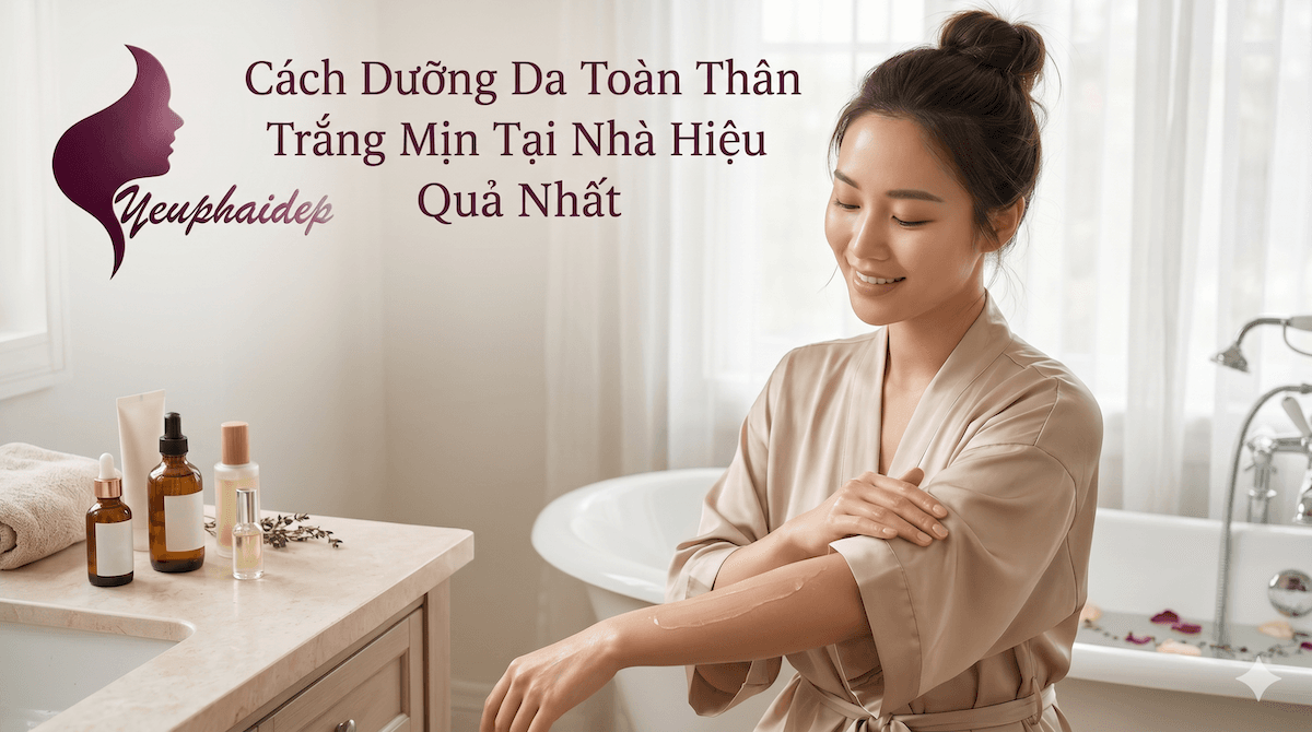 Cách Dưỡng Da Toàn Thân Trắng Mịn Tại Nhà Hiệu Quả Nhất
