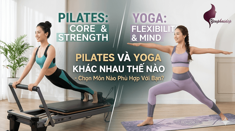 Pilates và Yoga Khác Nhau Thế Nào — Chọn Môn Nào Phù Hợp Với Bạn?