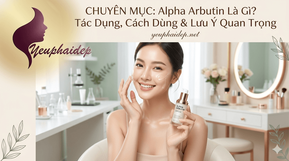 Alpha Arbutin Là Gì? Tác Dụng, Cách Dùng & Lưu Ý Quan Trọng